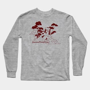 Poniko among bonsai trees Long Sleeve T-Shirt